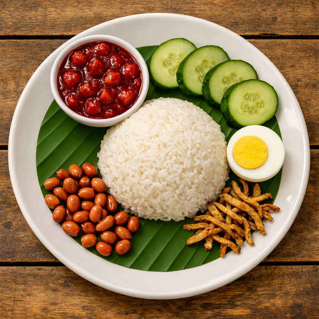 Nasi Lemak Sambal Strawberi — Tanpa Lauk