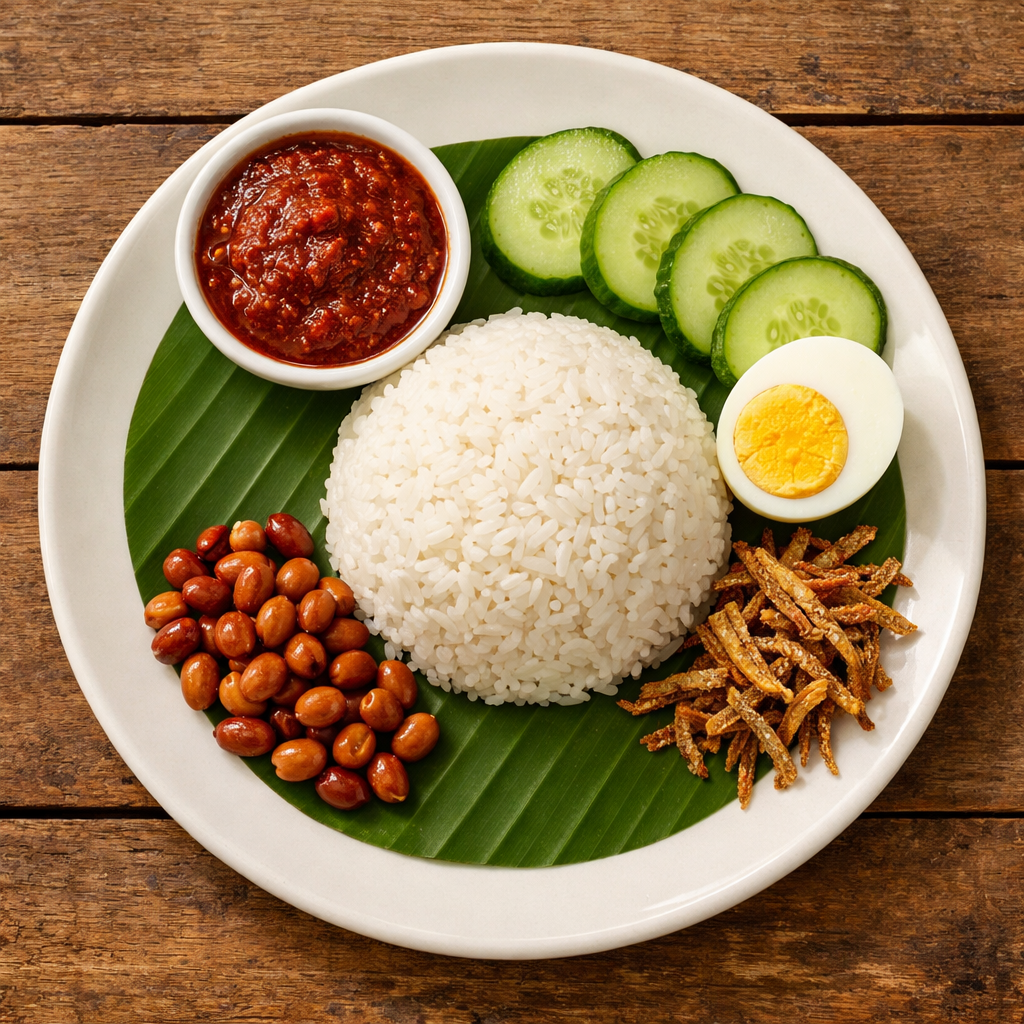 Nasi Lemak Sambal Biasa — Tanpa Lauk